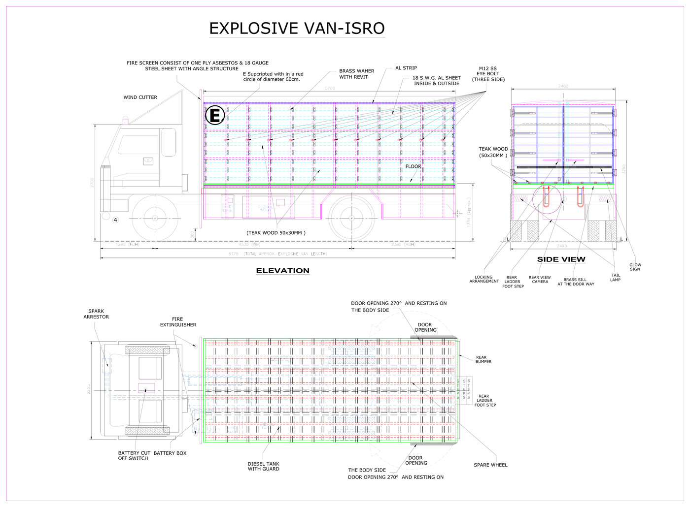 Explosives Van
